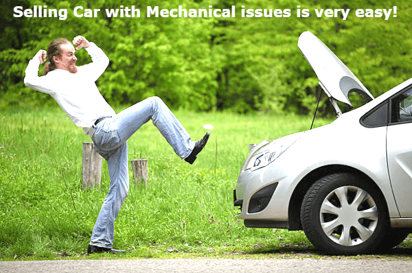 Sell Car For Cash with Mechanical faults